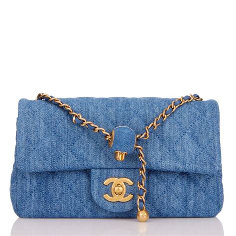 chanel classic flap denim|chanel rectangular mini flap bag.